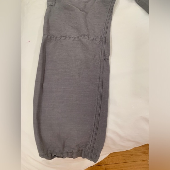 Designer Michael Bastian gray cargo linen/cotton pants. Size 36 - Picture 4 of 6
